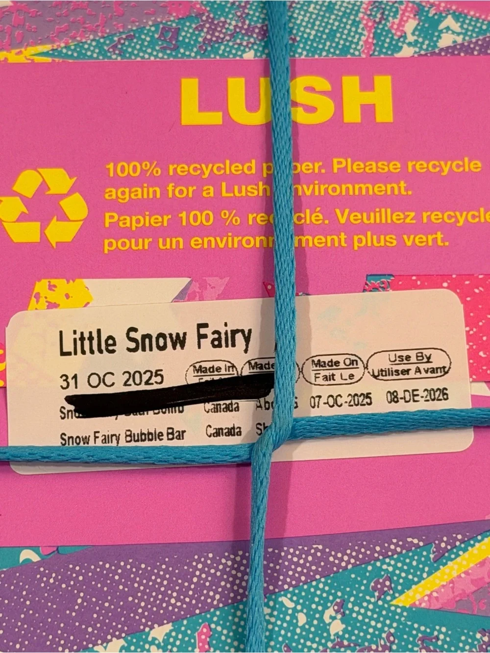 NWT Lush Little Snow Fairy Gift Set Bubble Bar Limited Edition